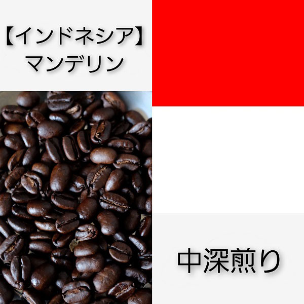 【送料無料】【インドネシア】マンデリン【中深煎り】100g／200g