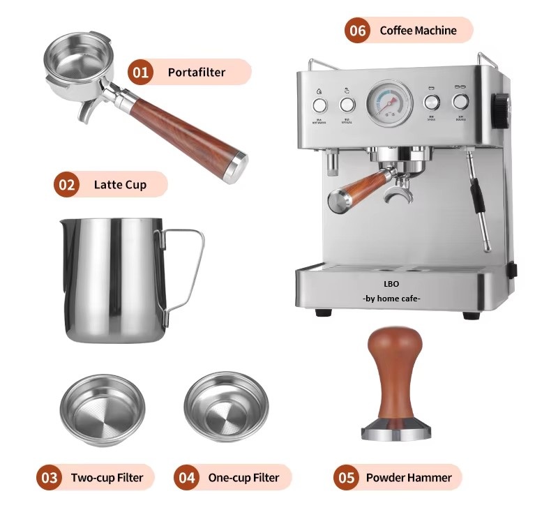 【予約販売】LATTÈA （ラテア）　１年保証　デュアルポンプデュアルボイラーエスプレッソマシン